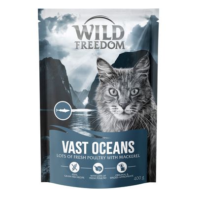 Wild Freedom Adult "Vast Oceans" Mackerel - Grain-Free New Recipe! 400g