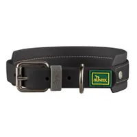 HUNTER Halsband Havanna, schwarz - Größe S-M: 45 cm lang, 35 mm breit