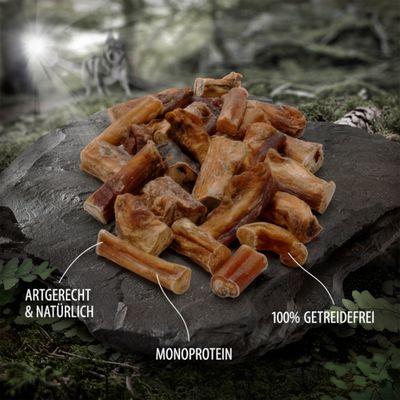 Wolf of Wilderness Ochsenziemerstücke "Open Woodlands" - 3 x 500g