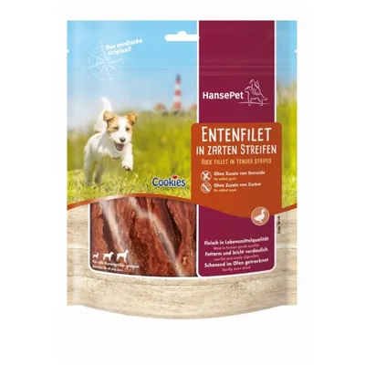 Hansepet Cookies ankfilé i strimlor - Ekonomipack: 6 x 200 g