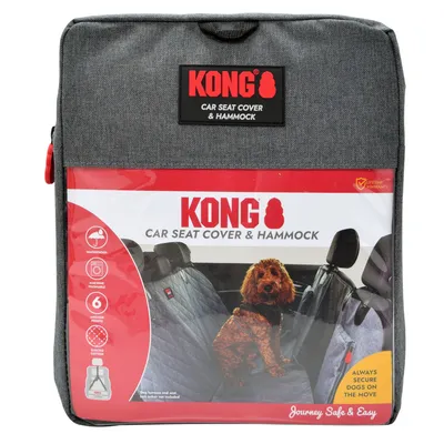 Telo protettivo per auto KONG, grigio - L 32,5 x P 29,5 x H 9 cm