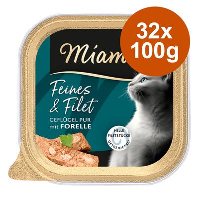 Ekonomipack: Miamor Feines & Filet 32 x 100 g