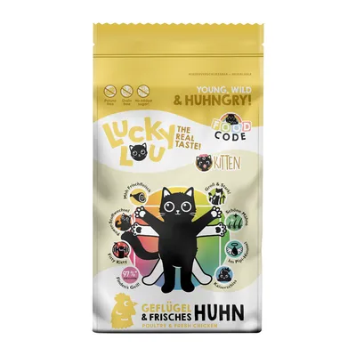 Lucky Lou Kitten Geflügel & Huhn - Sparpaket: 2 x 9 kg