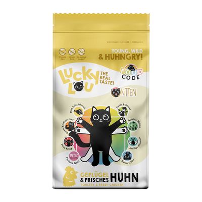 Lucky Lou Kitten Volaille et poulet 9 kg