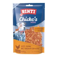 RINTI Chicko Mini Snack per cane - 225 g Dadini di Formaggio e Pollo