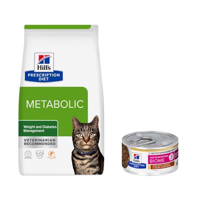 Hill's Prescription Diet Gastrointestinal Biome für Katzen, digestive/fibre care, von Tierärzten empfohlen, mit ActivBiome+ Technologie.