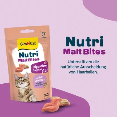 GimCat Nutri Malt Bites - 3 x 40 g