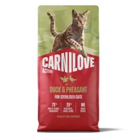 Carnilove Active Adult Sterilised, kaczka i bażant - 6 kg