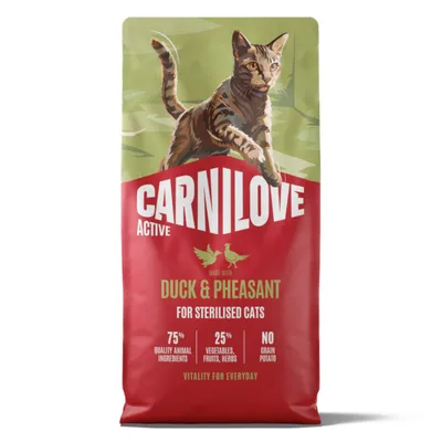 Carnilove Active Adult Sterilised, kaczka i bażant - 6 kg Carnilove Active Adult Sterilised, kaczka i bażant - 6 kg
