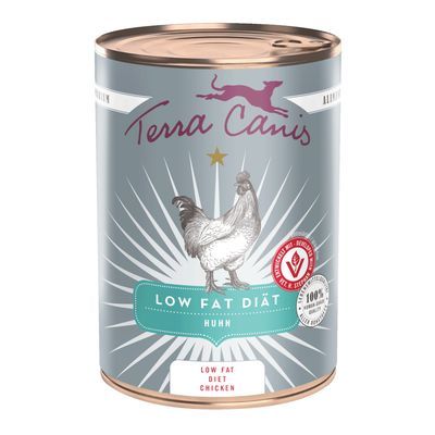 Terra Canis Low Fat Dieet 6 x 400 g - Kip