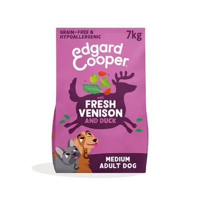 Edgard & Cooper Medium Adult Hond Wild & Eend graanvrij - 7 kg