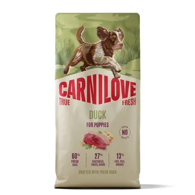 Carnilove True Fresh Puppy s kačacím - 12 kg