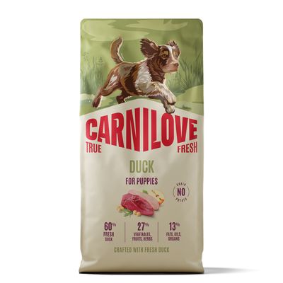 Carnilove True Fresh Puppy mit Ente 12 kg