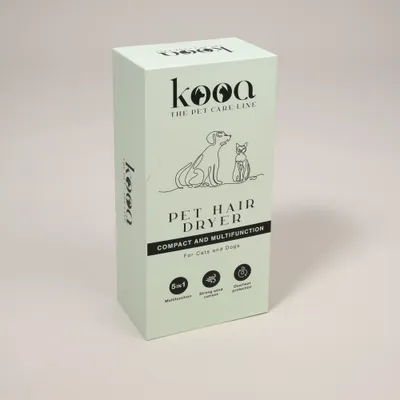 kooa The Pet Care Line PET HAIR DRYER, kompakt och multifunktionell, för katter och hundar, 5-i-1 multifunktion, stark luftström, överhettningsskydd. kooa The Pet Care Line PET HAIR DRYER, kompakt och multifunktionell, för katter och hundar, 5-i-1 multifunktion, stark luftström, överhettningsskydd.