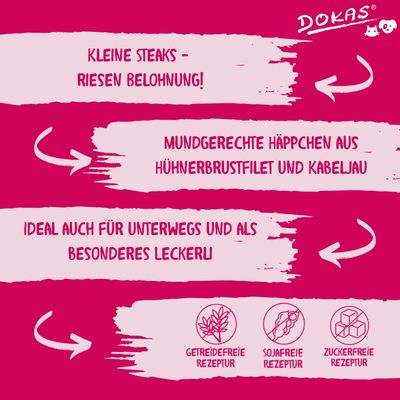 Dokas Mini Steaks Hühnerbrust