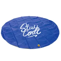 Beeztees striekajúca podložka Stay Cool, modrá - Ø 100 x v 5 cm