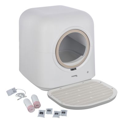 Kerbl Pet Smart самопочистваща се тоалетна за котки  - Д 54 x Ш 54 x В 60 см