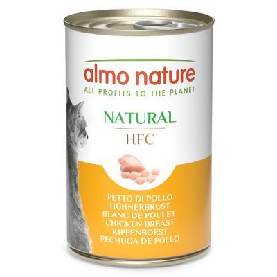 12+6 gratis! 18 x 140 g Almo Nature HFC hrană umedă pisici