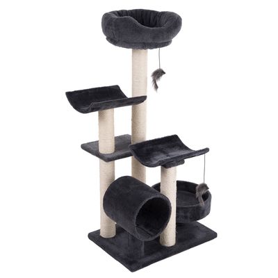 Drapak dla kota Penelope, ciemnoszary Dł. x szer. x wys.: 55 x 40 x 116 cm