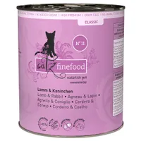 catz finefood på burk 6 x 800 g - Lamm & kanin