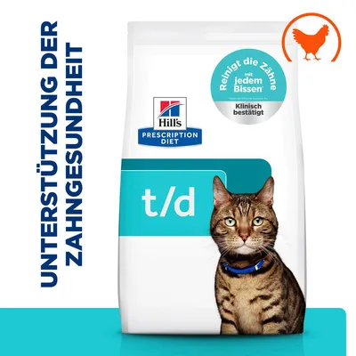 Hill's Prescription Diet t/d Dental Care mit Huhn - Sparpaket: 2 x 8 kg