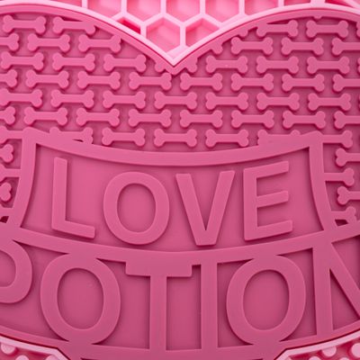 Tappetino da leccare Harry Potter Pozione d'Amore, rosa - ca. L 20 x P 23 x H 1 cm