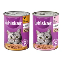 Megapakiet Whiskas Adult, puszki, 24 x 400 g - Pakiet mieszany 1