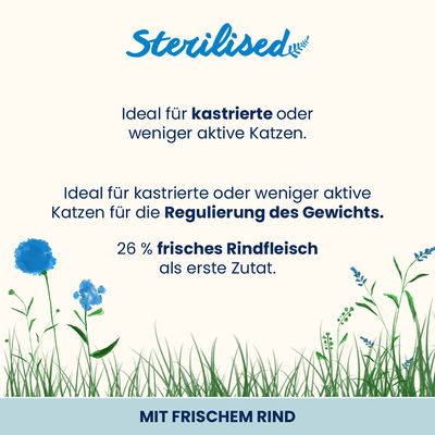 Almo Nature Functional Sterilised Cat Rind & Reis