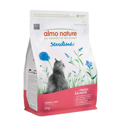 Lots économiques Almo Nature Holistic 3 x 2 kg - sterilised saumon, riz (3 x 2 kg) Lots économiques Almo Nature Holistic 3 x 2 kg - sterilised saumon, riz (3 x 2 kg)