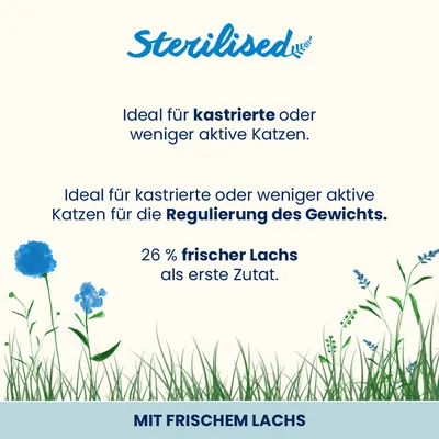Almo Nature Functional Sterilised Cat Lachs & Reis - Sparpaket: 2 x 2 kg
