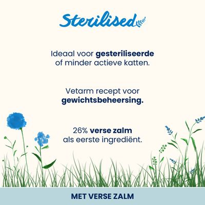 Almo Nature Holistic Sterilised Zalm & Rijst Kattenvoer