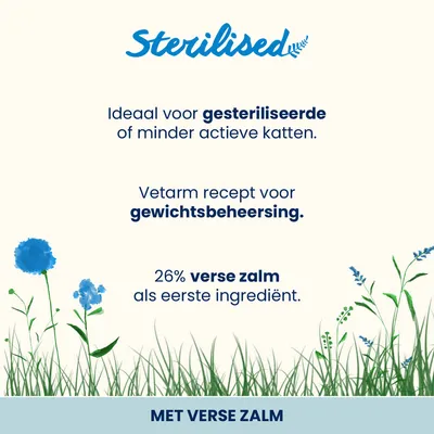 Almo Nature Holistic Sterilised Zalm & Rijst Kattenvoer - Dubbelpak: 2 x 2 kg