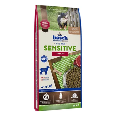 bosch Sensitive Lamm & Reis - Sparpaket: 2 x 15 kg bosch Sensitive Lamm & Reis - Sparpaket: 2 x 15 kg