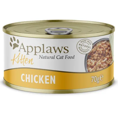 Applaws Kitten Natural Cat Food, kuře, 70g. Vyrobeno z přírodních ingrediencí.