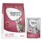400 g Concept for Life száraztáp + 12 x 85 g nedvestáp szószban All Cats vegyes csomag