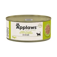 Lot Applaws 24 x 156 g pour chat - filet de thon & varech