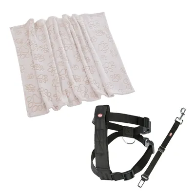 Set Imbracatura per cani Trixie + Coperta in microfibra Smartpet Pawzzz - 30 - 60 cm circ. torace + coperta L 100 x P 75 cm Set Imbracatura per cani Trixie + Coperta in microfibra Smartpet Pawzzz - 30 - 60 cm circ. torace + coperta L 100 x P 75 cm