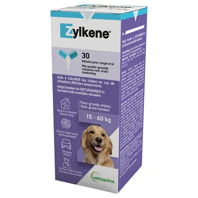 Vétoquinol Zylkène 450 mg pour chien > 30 kg - 30 gélules