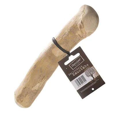 Chewies Kaffeeholz-Kaustab mit Etikett, natürliche Kausnack-Option aus Holz.