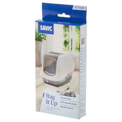 Savic Bag it Up торбички за котешка тоалетна макси размер - 3 х 12 броя