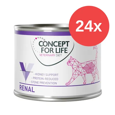 Concept for Life Veterinary Diet Renal, 24x Dosen. Kidney Support, Protein-reduced, Stone Prevention.