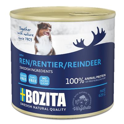 Bozita Paté 6 x 625 g pour chien renne