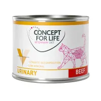 Concept for Life Veterinary Diet Urinary Manzo umido per gatto - Set %: 24 x 200 g