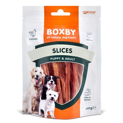Friandises Boxby Slices pour chien 100 g
