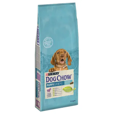 PURINA Dog Chow Puppy jagnjetina - Varčno pakiranje: 2 x 14 kg