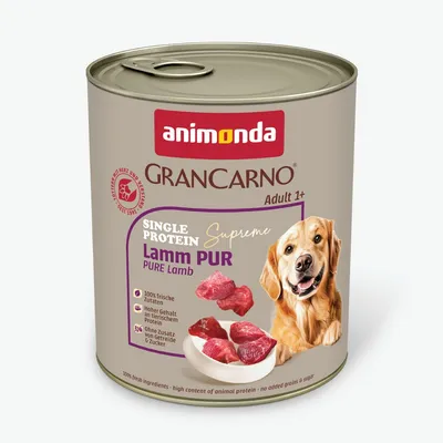 animonda GranCarno Adult Single Protein Supreme 24 x 800 g - pur agneau