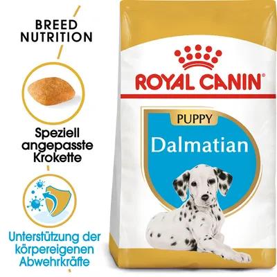 Royal Canin Puppy Dalmatian. Posebno prilagojeni briketi. Podpora naravni obrambi organizma.