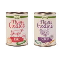 Lot Lukullus Menu Gustico 12 x 400 g - lot mixte : bœuf & dinde