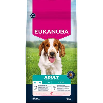 Eukanuba Adult Small & Medium Breed, łosoś