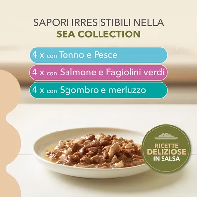 IAMS Advanced Nutrition Grain Free Sea Collection in Salsa - Set %: 48 x 85 g
